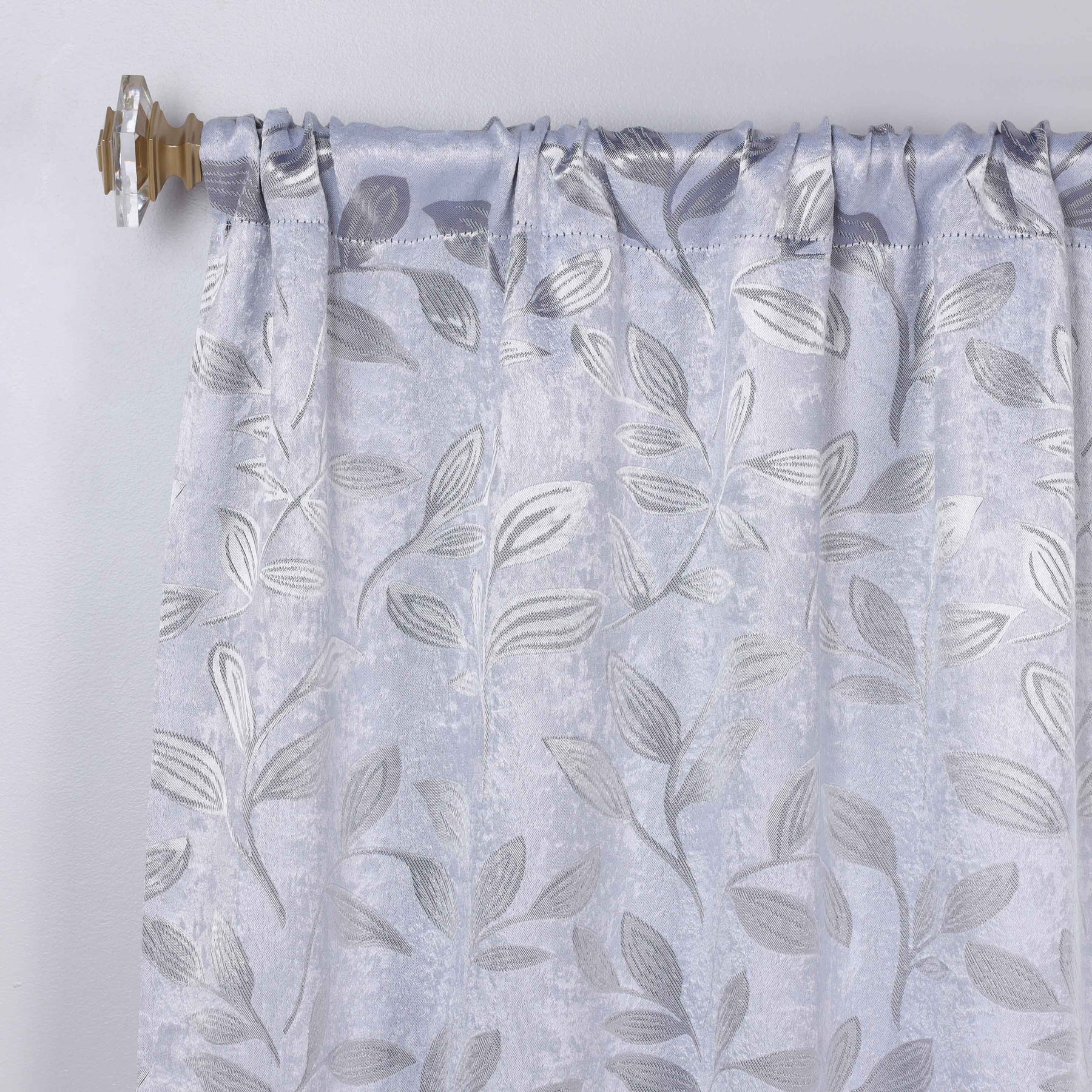 Leaves Washable Room Darkening Blackout Curtain Panels, Set of 2 - Blackout Curtains by Superior