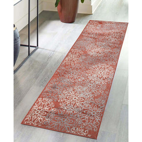 Leigh Traditional Floral Scroll Indoor Area Rug or Runner Rug Or Door Mat - Rugs by Superior