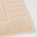 Leo Cotton Solid Modern Absorbent Heavy Washable Bath Mat Set of 2 - Bath Mats by Superior