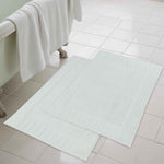 Leo Cotton Solid Modern Absorbent Heavy Washable Bath Mat Set of 2 - Bath Mats by Superior