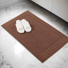 Leo Cotton Solid Modern Absorbent Heavy Washable Bath Mat Set of 2 - Bath Mats by Superior