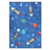 Lil' Flyer Non-Slip Kids Playroom Nursery Washable Indoor Area Rug - Rugs by Superior