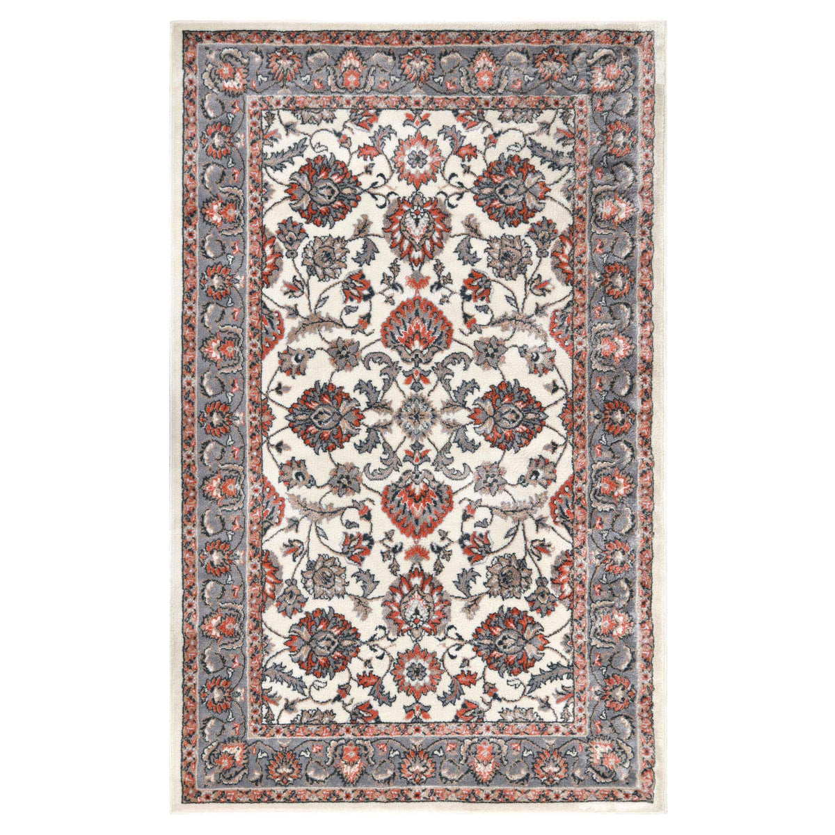 Lille Traditional Elegant Floral Textured Indoor Area Rug - Rugs by Superior