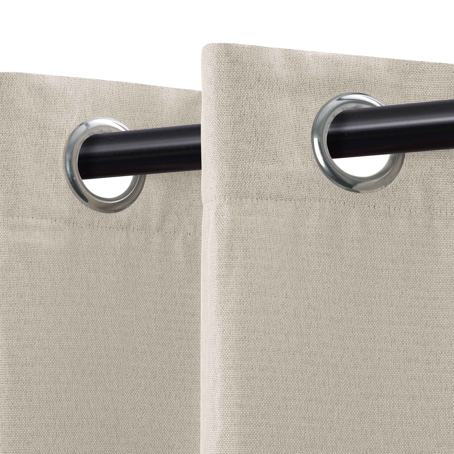 Linen Washable Room Darkening Blackout Curtains, Set of 2 - Blackout Curtains by Superior