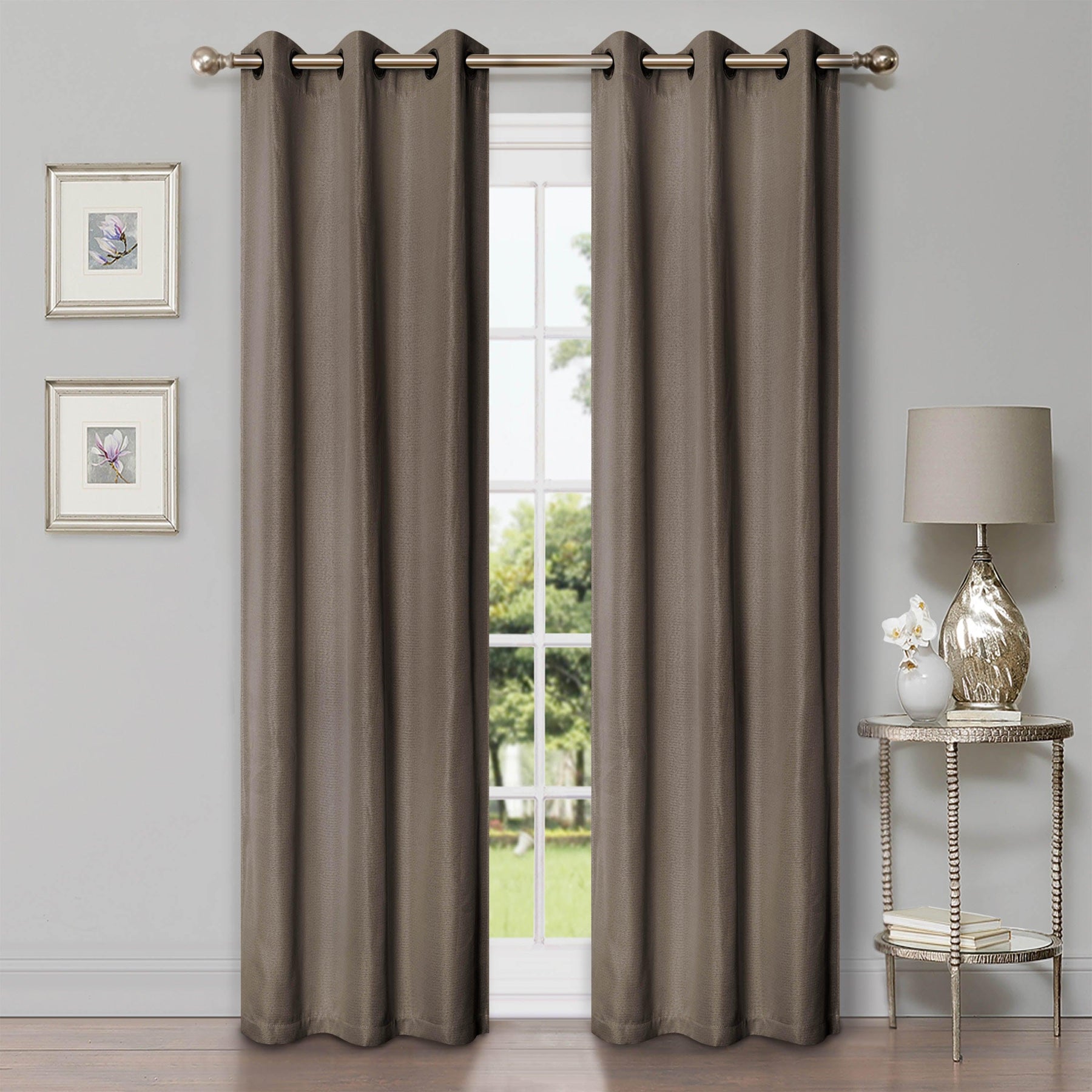 Linen Washable Room Darkening Blackout Curtains, Set of 2 - Blackout Curtains by Superior