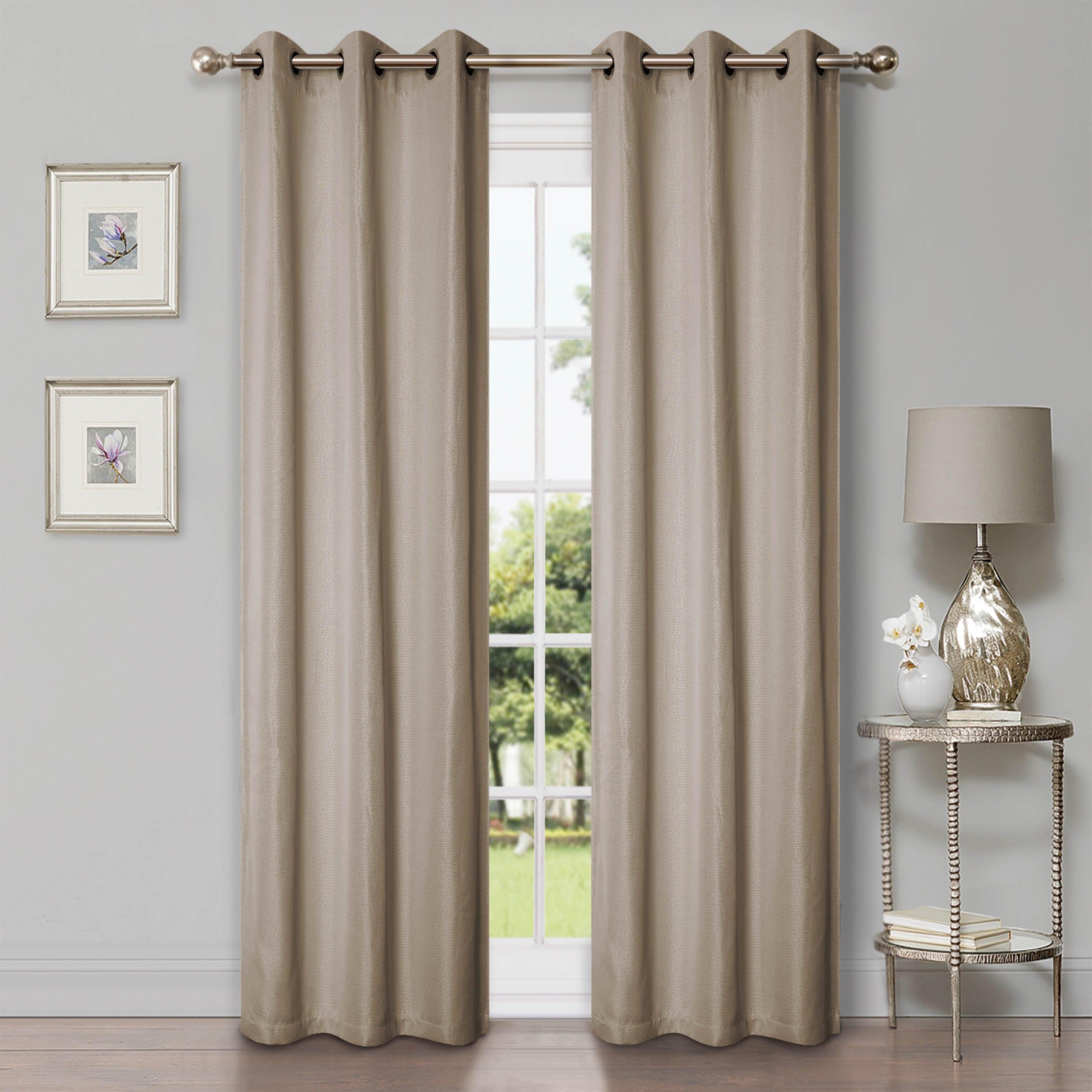 Linen Washable Room Darkening Blackout Curtains, Set of 2 - Blackout Curtains by Superior