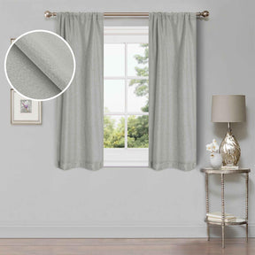 Linen Washable Room Darkening Blackout Curtains, Set of 2 - Blackout Curtains by Superior