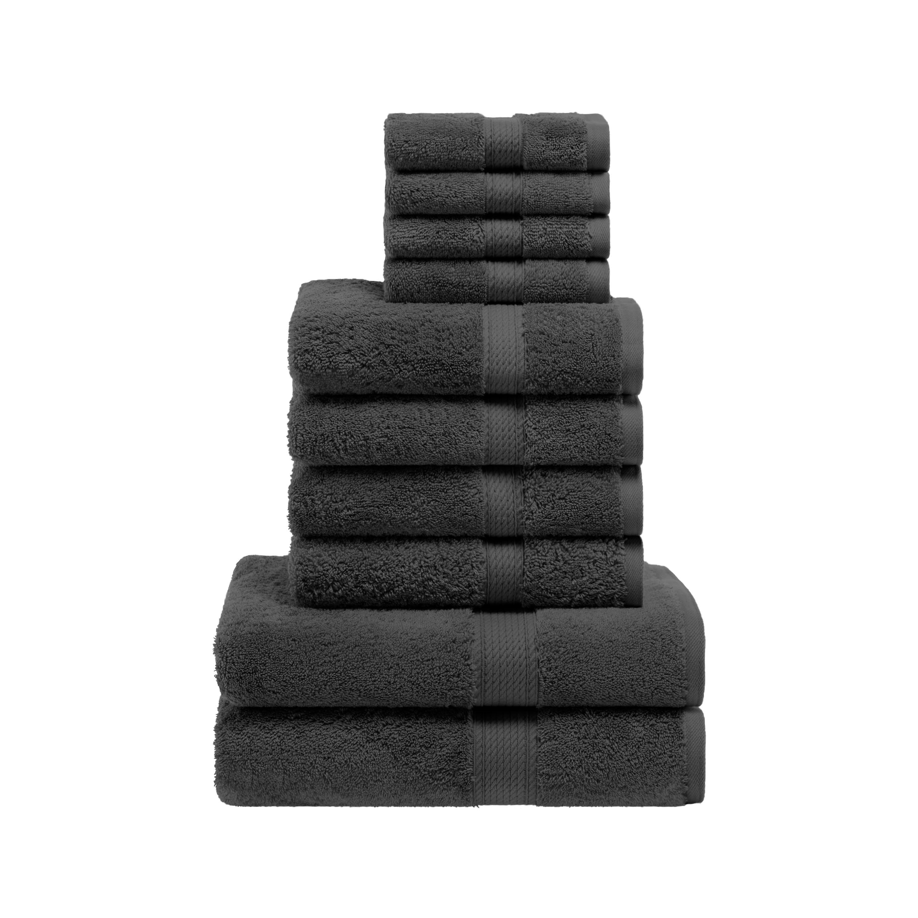 Madison Egyptian Cotton Pile Plush Heavyweight 10 Piece Towel Set - Towel Set by Superior