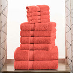 Madison Egyptian Cotton Pile Plush Heavyweight 10 Piece Towel Set - Towel Set by Superior