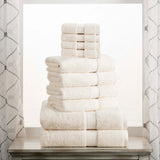 Madison Egyptian Cotton Pile Plush Heavyweight 10 Piece Towel Set - Towel Set by Superior