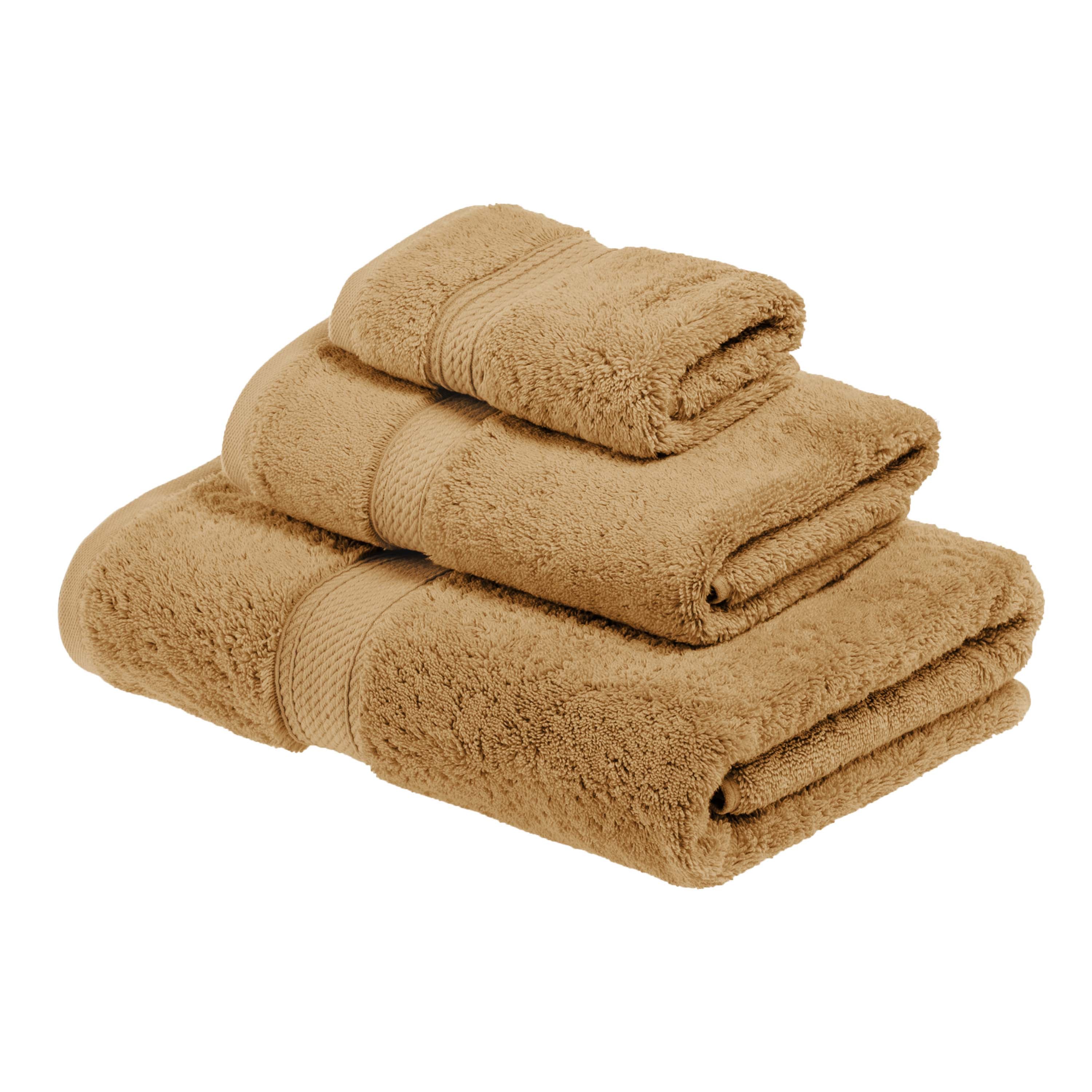 Madison Egyptian Cotton Pile Plush Heavyweight 3 Piece Towel Set - Towel Set by Superior