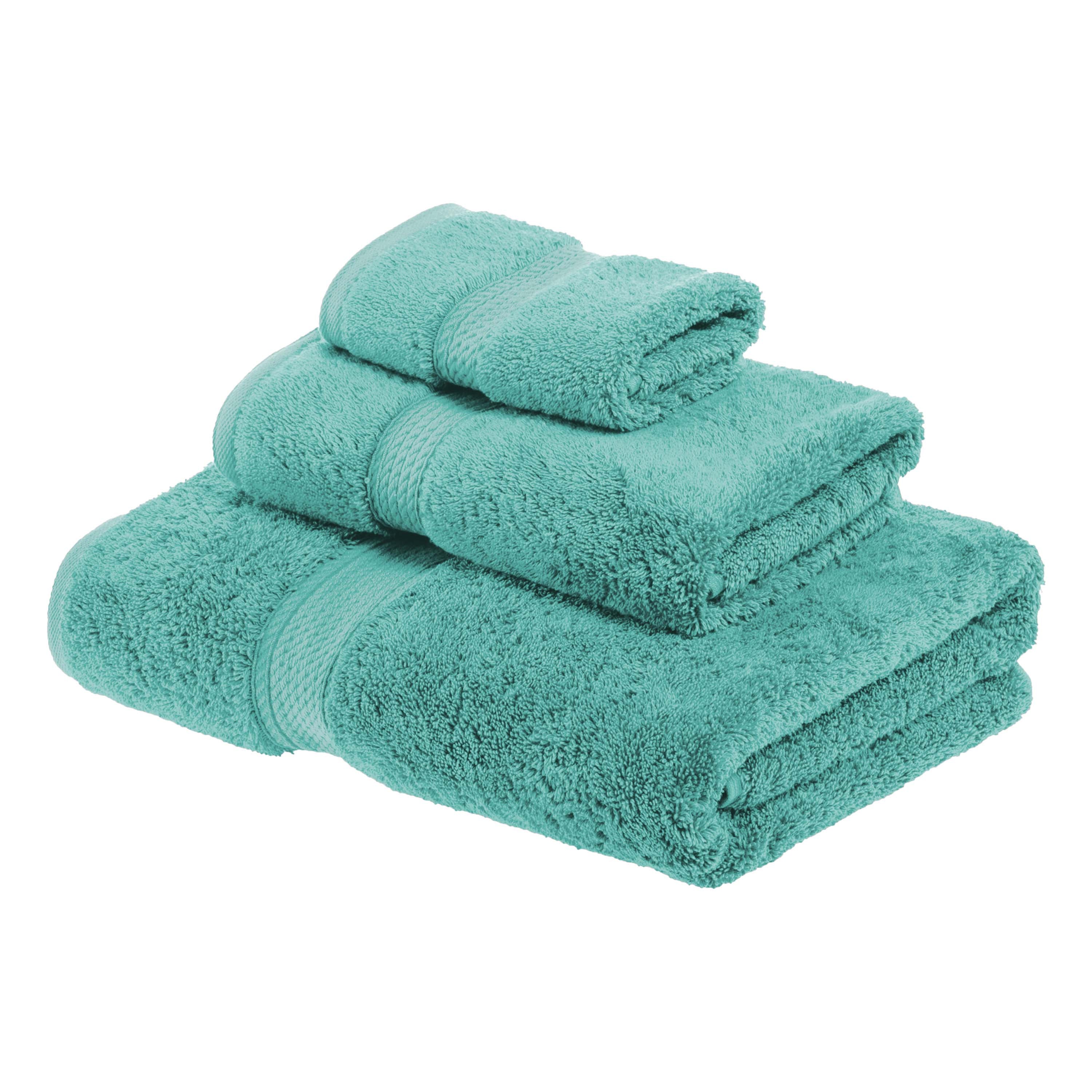 Madison Egyptian Cotton Pile Plush Heavyweight 3 Piece Towel Set - Towel Set by Superior