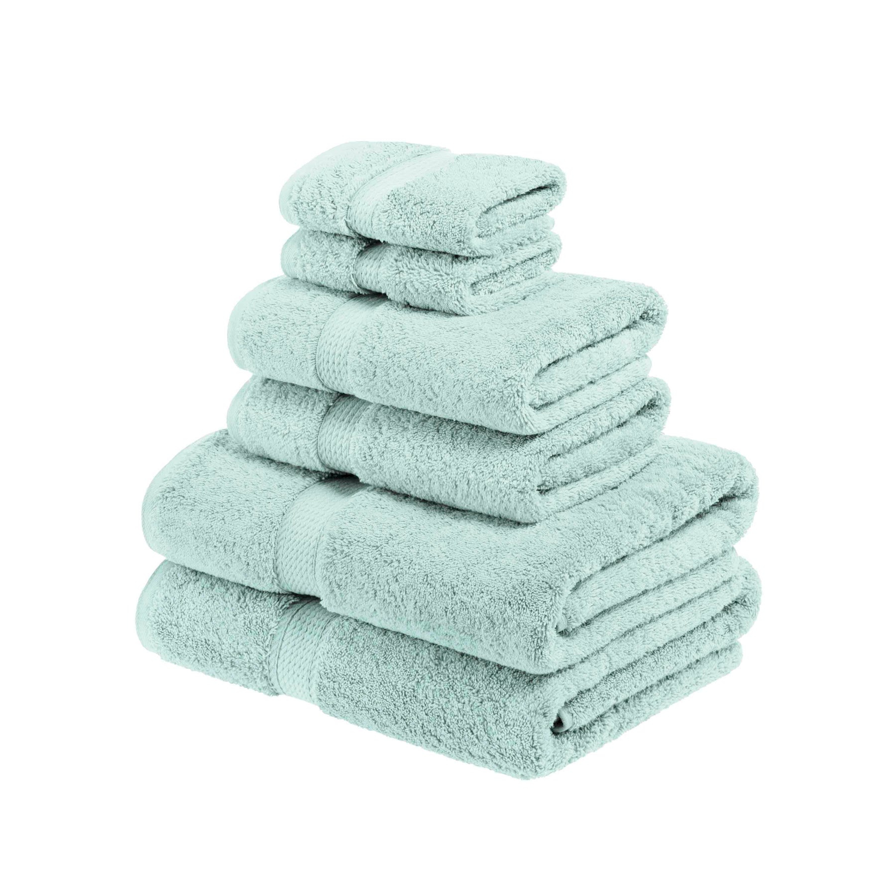 Madison Egyptian Cotton Pile Plush Heavyweight 6 Piece Towel Set - Towel Set by Superior