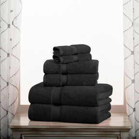 Madison Egyptian Cotton Pile Plush Heavyweight 6 Piece Towel Set - Towel Set by Superior