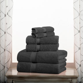 Madison Egyptian Cotton Pile Plush Heavyweight 6 Piece Towel Set - Towel Set by Superior