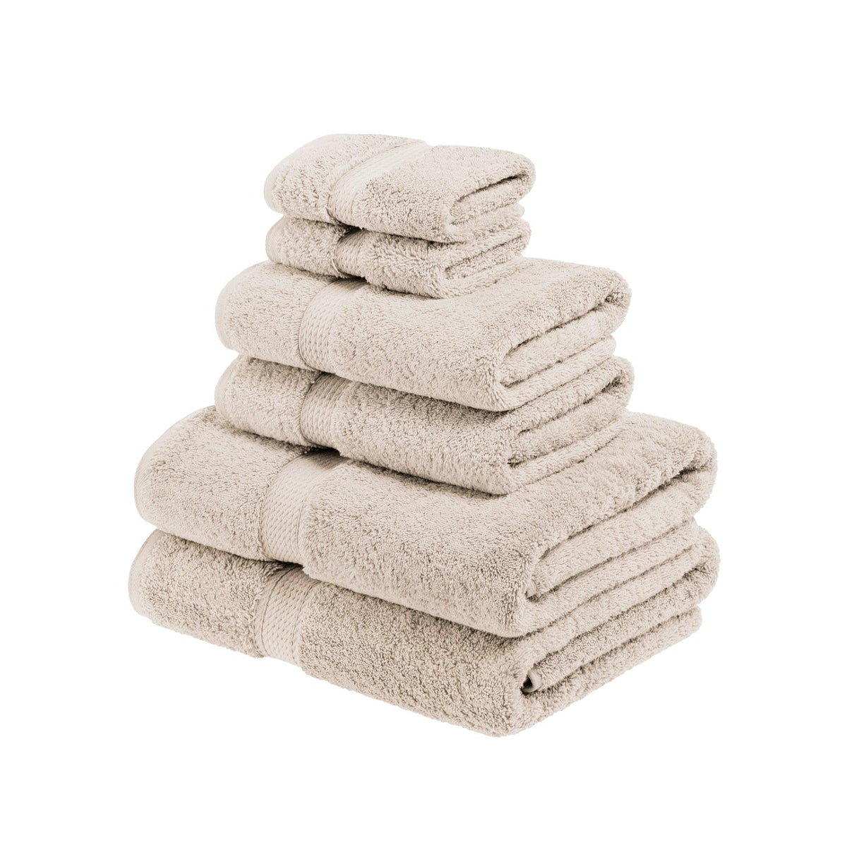 Madison Egyptian Cotton Pile Plush Heavyweight 6 Piece Towel Set - Towel Set by Superior