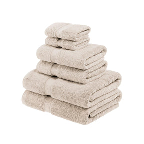 Madison Egyptian Cotton Pile Plush Heavyweight 6 Piece Towel Set - Towel Set by Superior