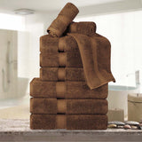 Madison Egyptian Cotton Pile Plush Heavyweight 9 Piece Towel Set - Towel Set by Superior