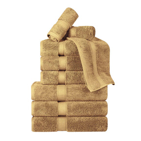 Madison Egyptian Cotton Pile Plush Heavyweight 9 Piece Towel Set - Towel Set by Superior