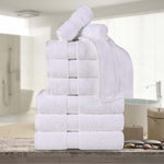 Madison Egyptian Cotton Pile Plush Heavyweight 9 Piece Towel Set - Towel Set by Superior