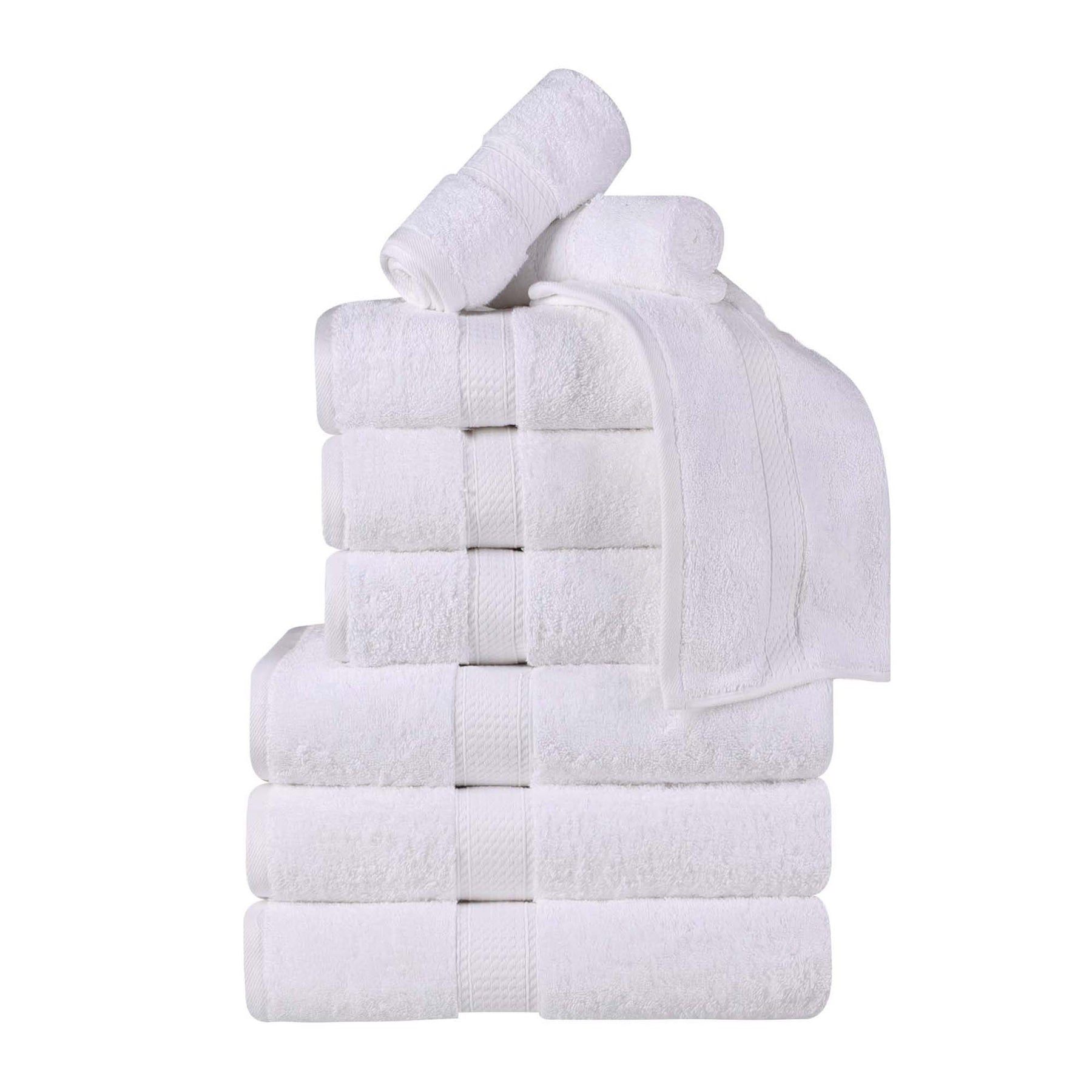 Madison Egyptian Cotton Pile Plush Heavyweight 9 Piece Towel Set - Towel Set by Superior