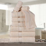 Madison Egyptian Cotton Pile Plush Heavyweight 9 Piece Towel Set - Towel Set by Superior