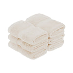 Madison Egyptian Cotton Pile Plush Heavyweight Face Towel Set of 6 - Face Towel by Superior