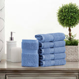 Madison Egyptian Cotton Pile Plush Heavyweight Face Towel Set of 6 - Face Towel by Superior