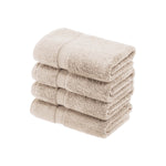 Madison Egyptian Cotton Pile Plush Heavyweight Hand Towel Set of 4 - Hand Towel Set by Superior