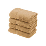 Madison Egyptian Cotton Pile Plush Heavyweight Hand Towel Set of 4 - Hand Towel Set by Superior