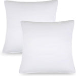 Medium Density Down Alternative Solid Euro Pillows, Set of 2 and 4 - Pillow Set by Superior