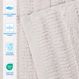 Mika Smart Twist Cotton Medium Weight Solid Hand Towels, Set of 6 - Hand Towel by Superior