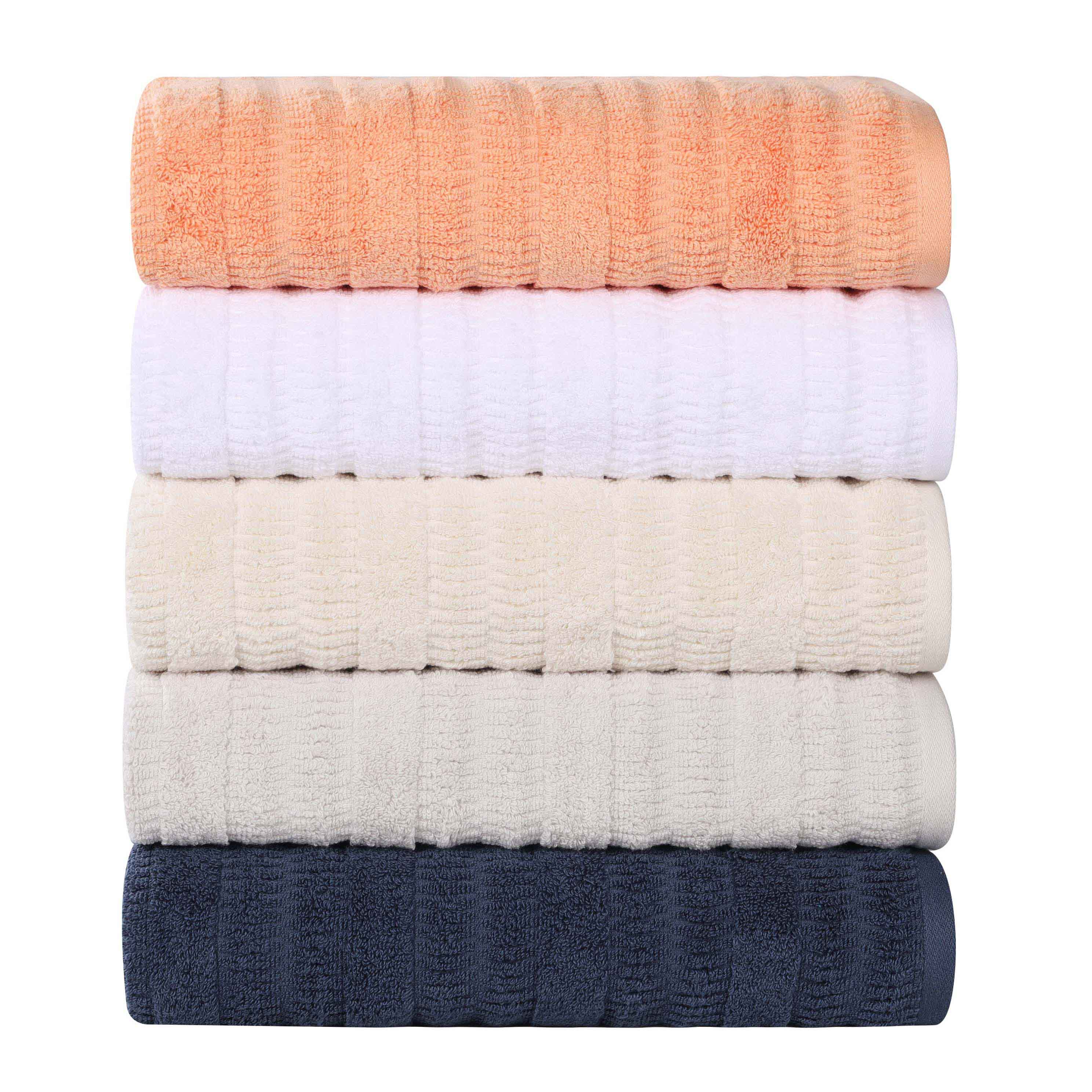 Mika Smart Twist Cotton Medium Weight Solid Hand Towels, Set of 6 - Hand Towel by Superior