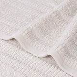 Mika Smart Twist Cotton Solid Textured Ribbed 12 Piece Towel Set - Towel Set by Superior