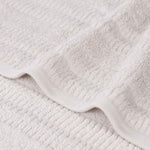 Mika Smart Twist Cotton Solid Textured Ribbed 6 Piece Towel Set - Towel Set by Superior