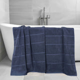 Mile Smart Twist Cotton Medium Thick Border Bath Sheets, Set of 2 - Bath Sheet by Superior