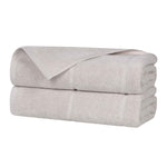 Mile Smart Twist Cotton Medium Thick Border Bath Sheets, Set of 2 - Bath Sheet by Superior