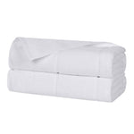 Mile Smart Twist Cotton Medium Thick Border Bath Sheets, Set of 2 - Bath Sheet by Superior