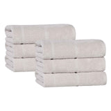 Mile Smart Twist Cotton Medium Weight Solid Hand Towels, Set of 6 - Hand Towel by Superior