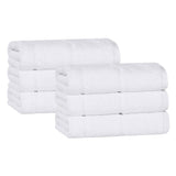 Mile Smart Twist Cotton Medium Weight Solid Hand Towels, Set of 6 - Hand Towel by Superior