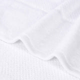 Mile Smart Twist Cotton Solid Thick Border 3 Piece Towel Set - Towel Set by Superior