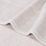 Mile Smart Twist Cotton Solid Thick Border Bath Towels, Set of 2 - Bath Towel by Superior