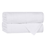 Mile Smart Twist Cotton Solid Thick Border Bath Towels, Set of 2 - Bath Towel by Superior