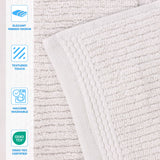 Milo Smart Twist Cotton Medium Weight Solid Face Towels, Set of 12 - Face Towel by Superior