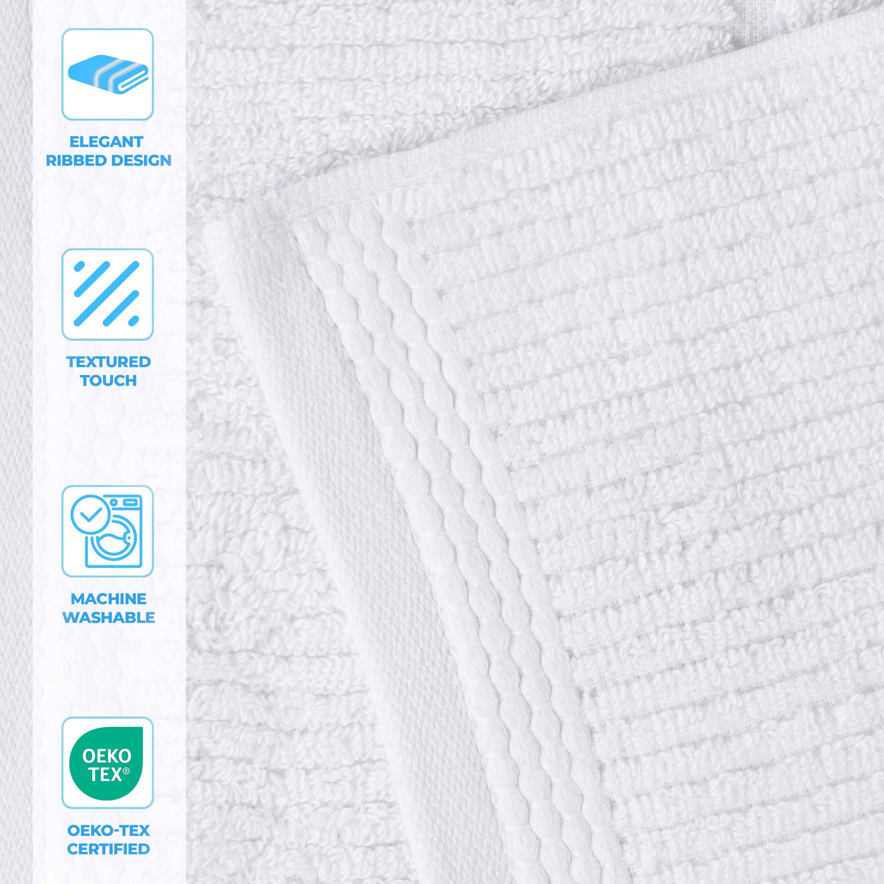 Milo Smart Twist Cotton Medium Weight Solid Face Towels, Set of 12 - Face Towel by Superior