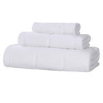 Milo Smart Twist Cotton Solid Ribbed 3 Piece Towel Set - Towel Set by Superior