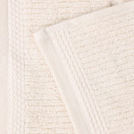 Milo Smart Twist Cotton Solid Ribbed 3 Piece Towel Set - Towel Set by Superior