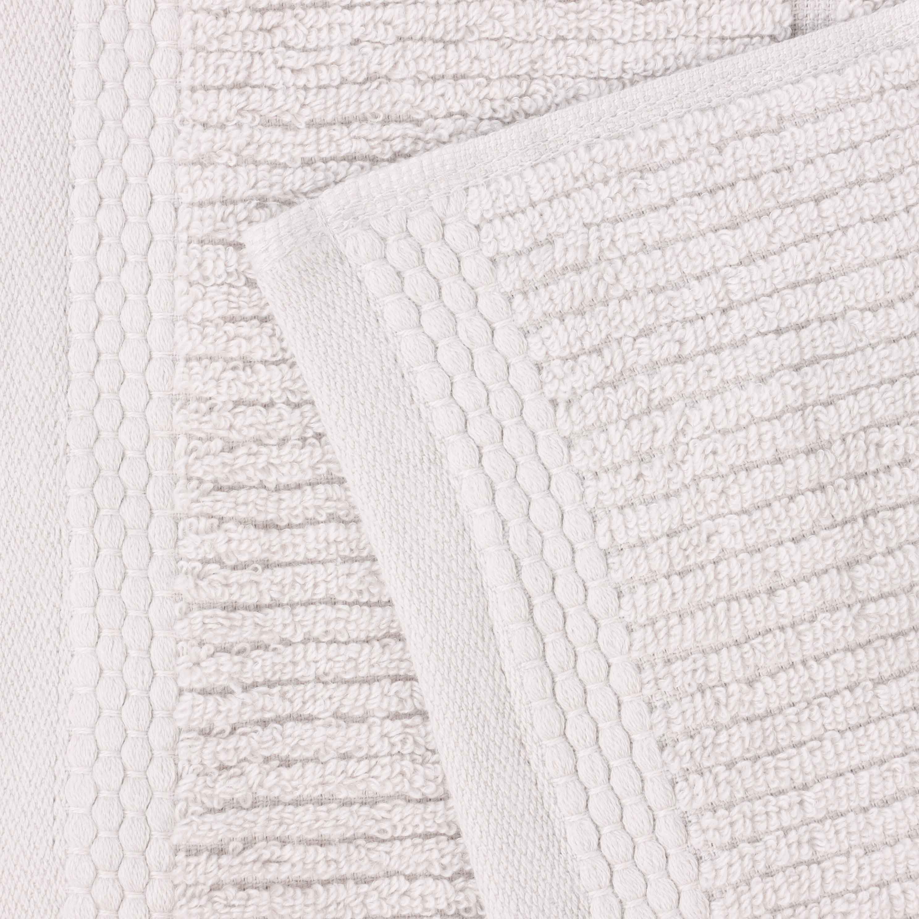 Milo Smart Twist Cotton Solid Ribbed 3 Piece Towel Set - Towel Set by Superior