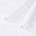 Milo Smart Twist Cotton Solid Ribbed Bath Sheets, Set of 2 - Bath Sheet by Superior