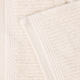 Milo Smart Twist Cotton Solid Ribbed Bath Towels, Set of 2 - Bath Towel by Superior